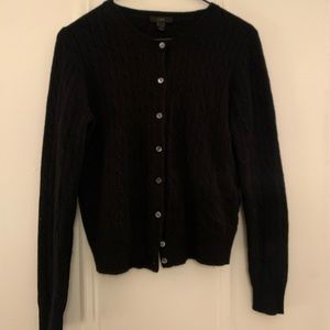 J. Crew Medium Black Cardigan